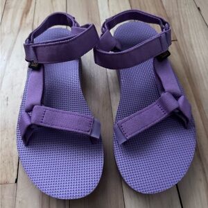 Teva Strappy Sandals in Lilac Purple